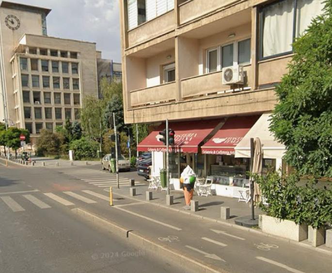 Spatiu comercial pe Calea Victoriei cu teresa - 1