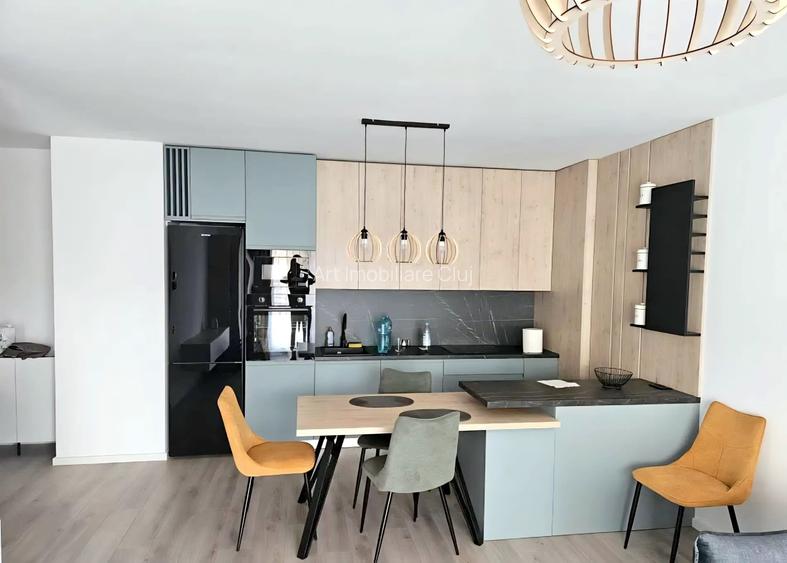2 camere, bloc nou, mobilat modern, cu parcare, terasa, in zona Garii