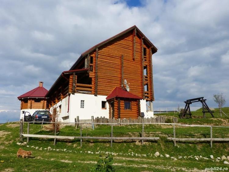 Ocazie! Vand cabana de bustean masiv in sat Pestera, com Moieciu, Brasov - 7