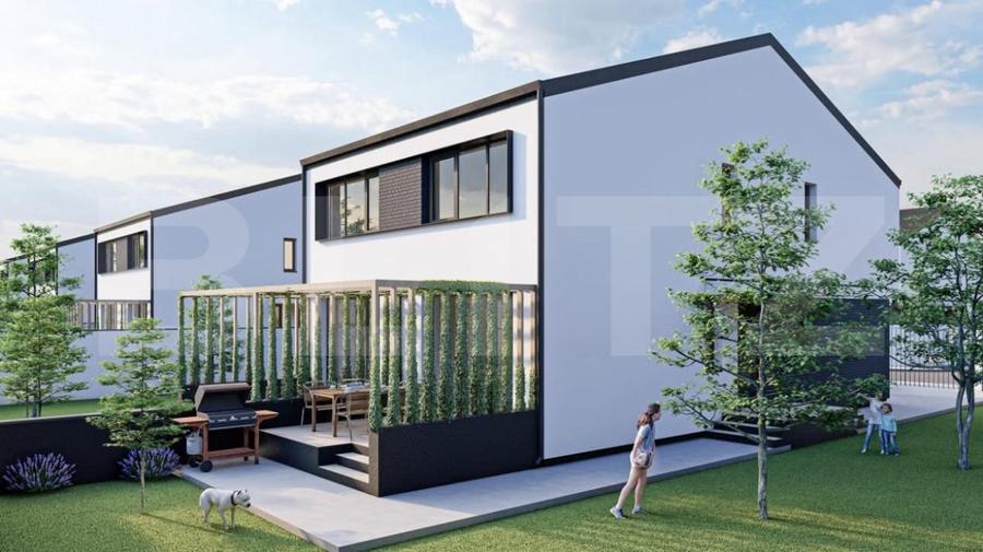 Duplex cu 3 camere cu Canalizare în Sânpetru