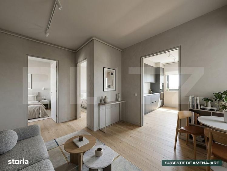 Apartament cu 2 camere decomandat în Cihei