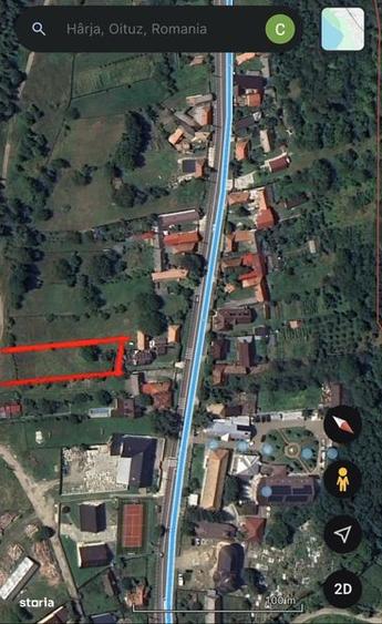 Teren de 3000 mp, în Oituz