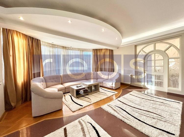 Apartament cu 4 camere decomandat, mobilat în Herăstrău