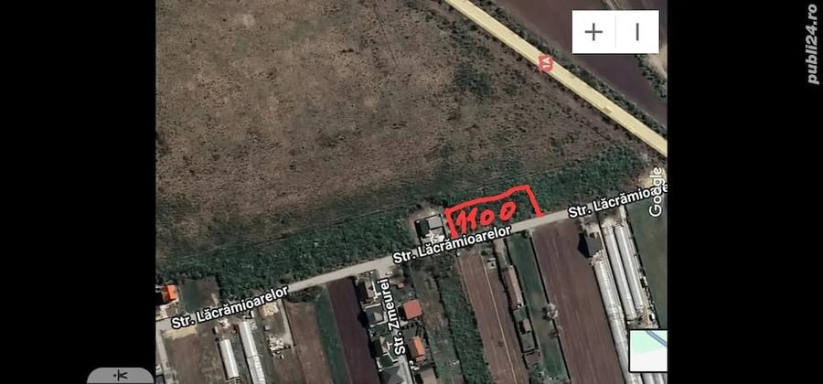 Teren de 1100 mp, în Bărcănești