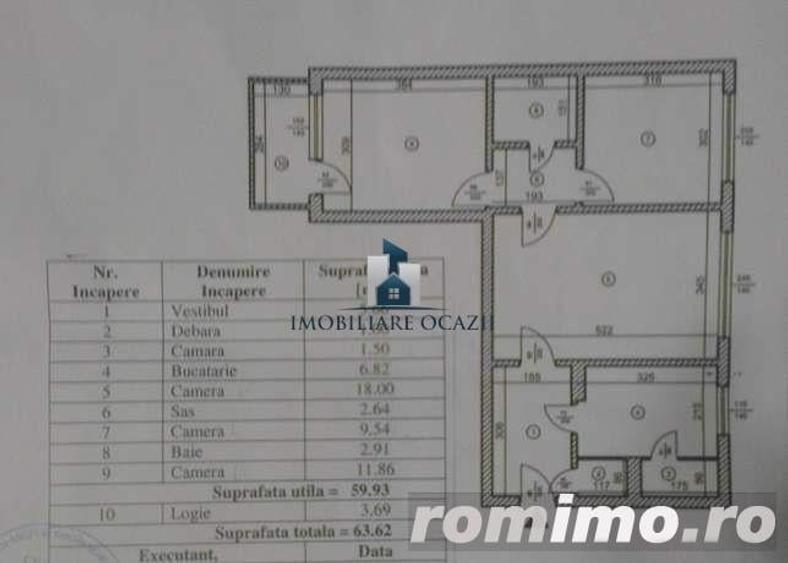 Apartament 3 Camere Semidecomandat Izvorul Crisului - 1