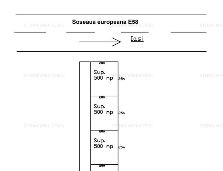 Teren la Strada EUROPEANA , CU TOATE UTILITATILE parcele de case - 1