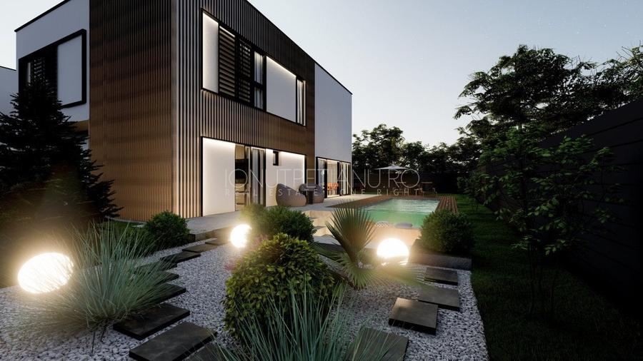 Vila moderna posibilitate personalizare – piscina exterioara si garaj dublu! - 12
