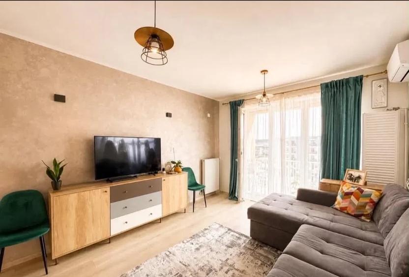 Apartament cu 3 camere decomandat, mobilat în Tractorul