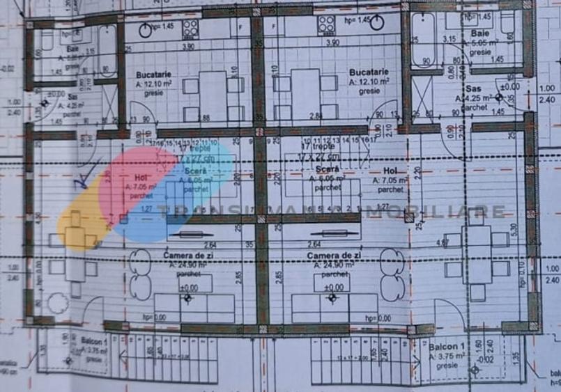 Duplex, 3 dormitoare, terasa 25mp-Dezmir - 6