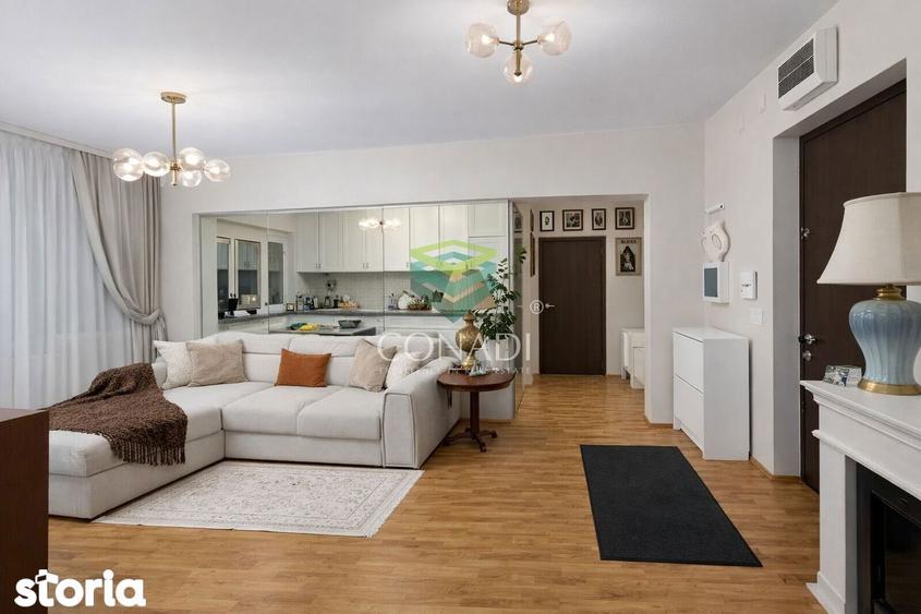 Apartament cu 4 camere semidecomandat, mobilat în Moșilor
