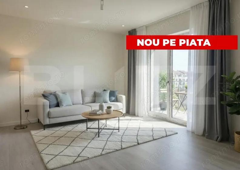 Apartament 2 camere, 66,6 mp utili + balcon, zona Braytim - 1