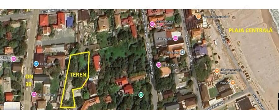 Teren de 1338 mp, în Central
