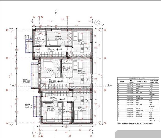 Comision 0  - Vila triplex P+1E+M - Parcul Teilor - 3