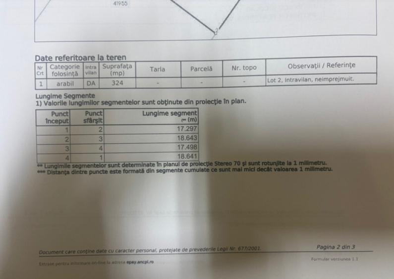 Teren intravilan 414mp - 1