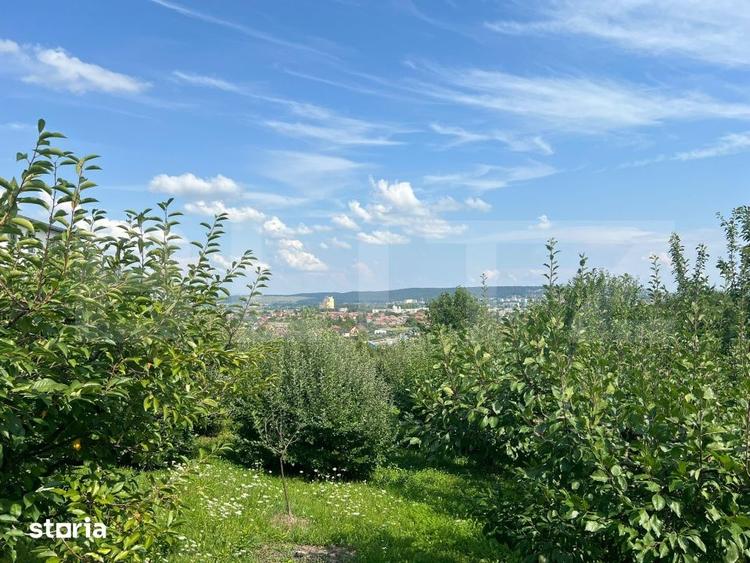 Teren intravilan 1418 mp Sancraiu de Mures panorama oras, utilitat - 2