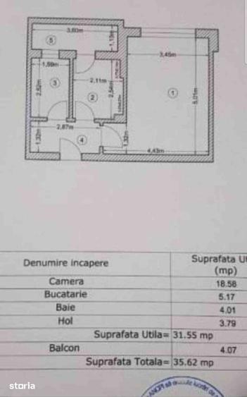 Garsonieră în Central