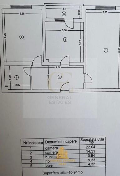Vânzare apartament 2 camere, la cheie | Valea Lupului - 15