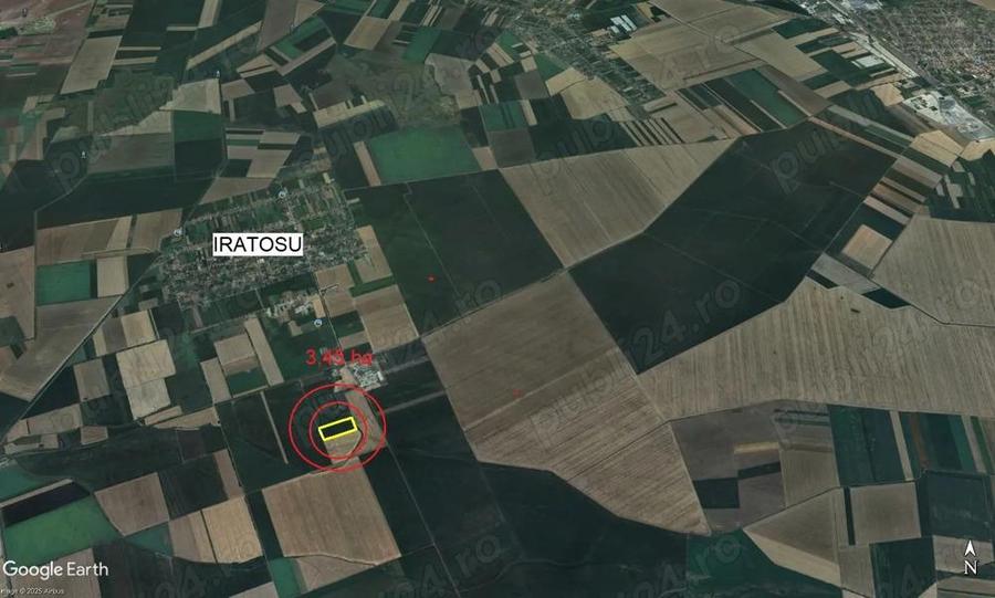 3,45 ha teren arabil la Iratosu - 2