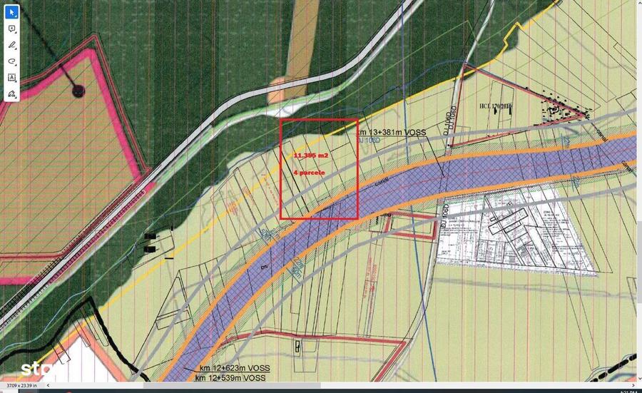 Teren 11350 m2 Sibiu, langa Padurea Dumbrava drum Sibiu-Cisnadioara - 3