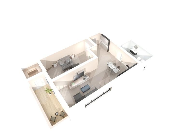 Apartament de vanzare in Sibiu - 2 camere - bloc nou, cu lift - 2