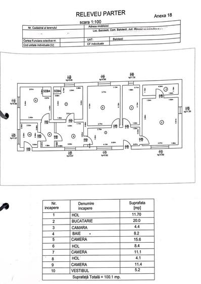 Casa Moderna -  Constructie 2012 - 100 MP utili - 1280 MP Curte - 4 Camere - NOU - 16