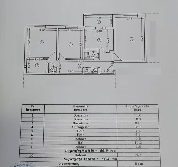 Tomis Nord - Boema - 3 camere decomandate - 20