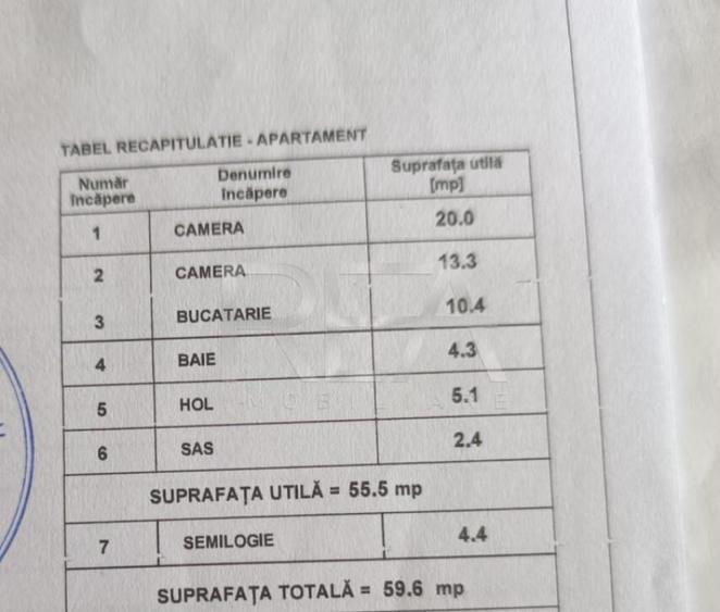 Prosper Mall | Apartament 2 camere | Decomandat | 59.5mp | B11690 - 11