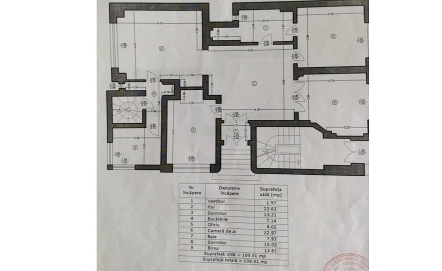 Spațiu birouri 5 camere în vilă interbelică Dorobanți Capitale  Parter înalt - 10