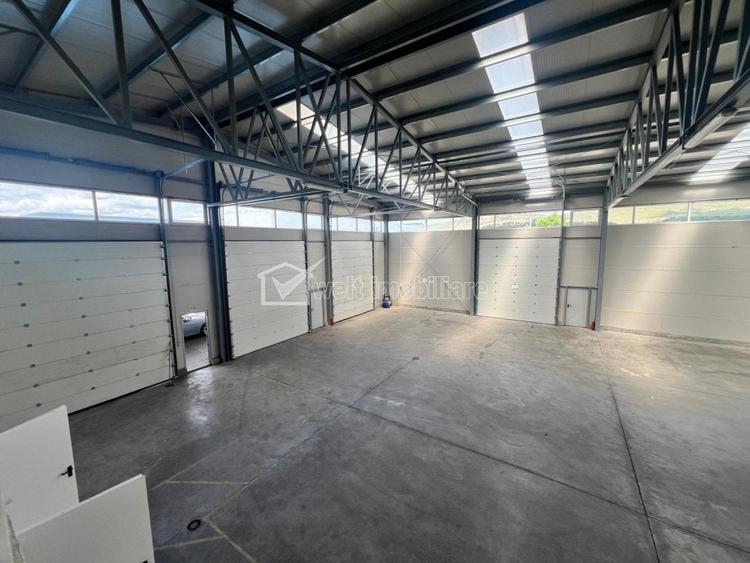 Hala industriala 670mp, birouri, rampe TIR, 5 usi sectionale, nod A3 Gilau - 4