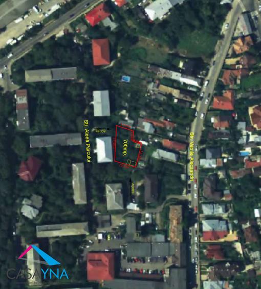 Teren intravilan ultracentral – Parcul Cancicov - 700 mp - Dublu acces! - 3