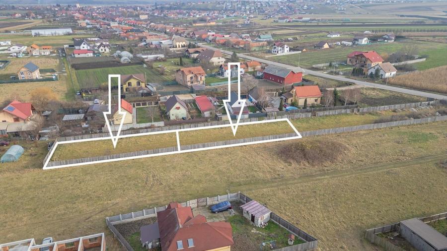 Două Loturi Alăturate de 500 mp Disponibile în Bod, Strada Gării - 2