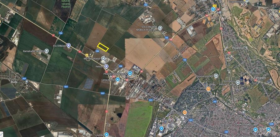 Metro Ploiesti - Paulesti, vanzare teren 39.144mp. - 7