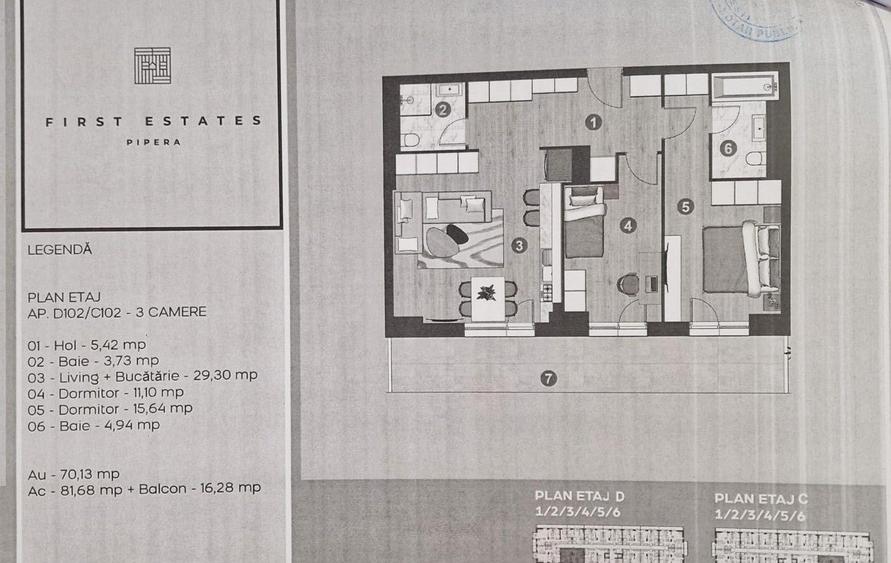 Apartament 3 camere, incalzire gratuita, nemobilat- Oportunitate investiție - 1
