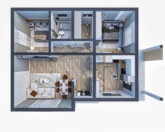 CASA INDIVIDUALA, 3 CAMERE,81 MP UTILI, 400MP TEREN, MIROSLAVA - 3