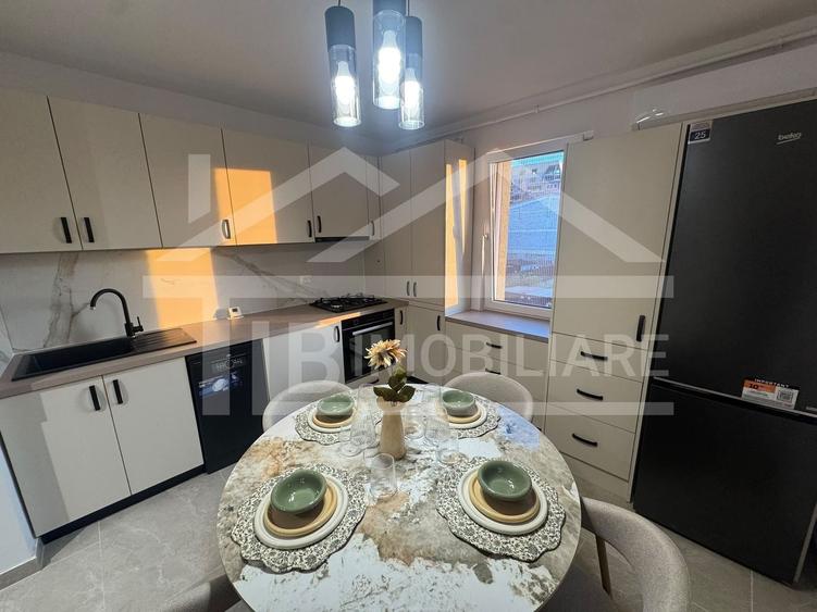 Apartament cu 2 camere decomandat, mobilat în Cornișa