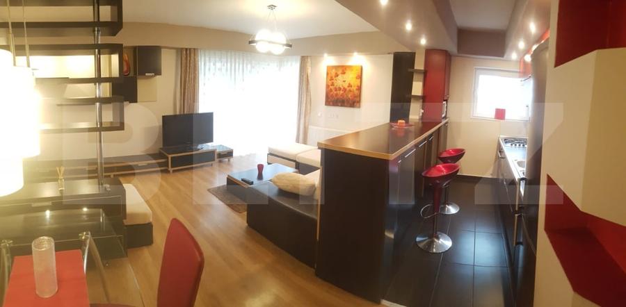 Apartament cu 2 camere semidecomandat, mobilat în Bună Ziua