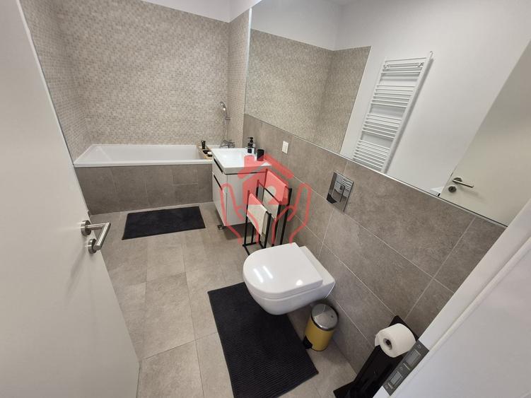 Apartament cu 2 camere semidecomandat, mobilat în Băneasa