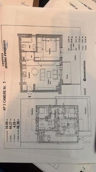 Apartament cu 2 camere semidecomandat, mobilat în Rahova