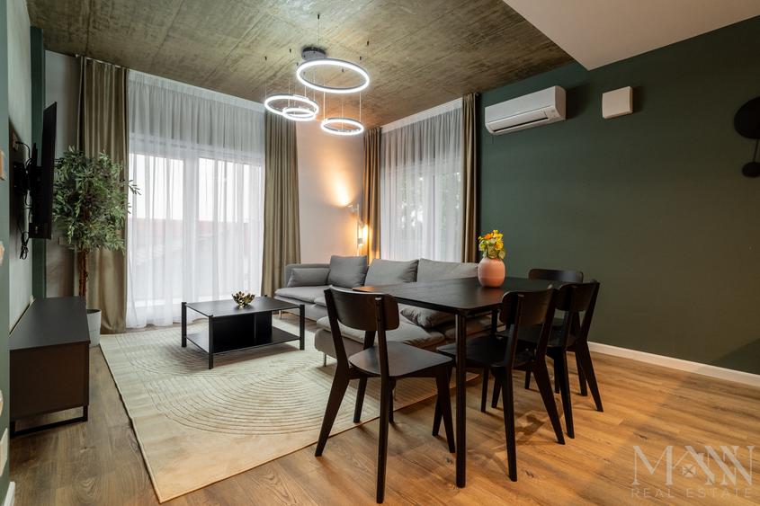 Apartament 2 camere, terasa | De închiriat | Bloc Verde, str. Clujului - 1