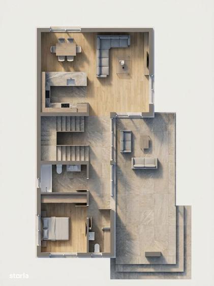 Casa individuala de vanzare cu 5 camere, in Floresti - 2