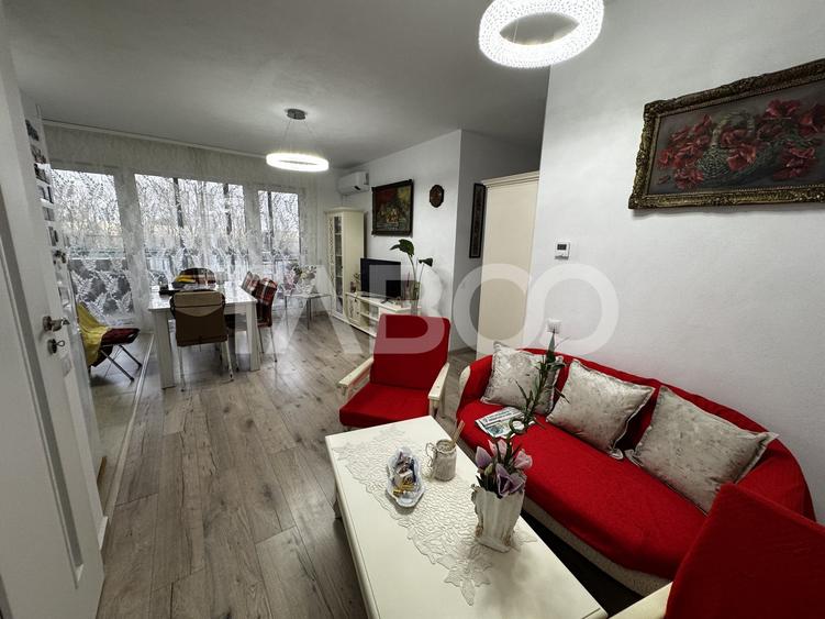 Apartament cu gradina 63 mp 3 camere 2 parcari si boxa Turnisor Sibiu - 3