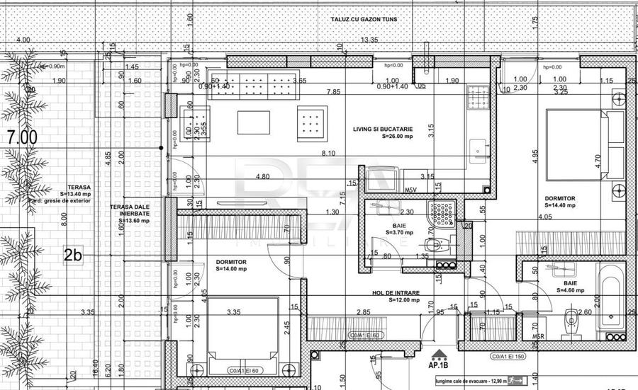 3 camere 101 mp Ultracentral - Tepes Voda 152 - 3