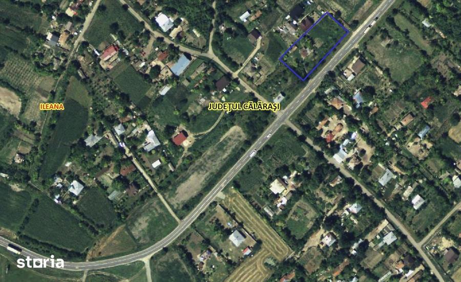 Casa cu teren 2.508 mp ?i 76 m deschidere la DN3 40 km de Bucuresti - 10