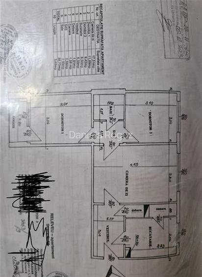 Apartament 3 camere Ozana  cu Centrala proprie