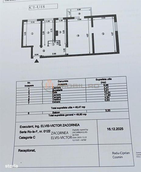 Apartament 3 camere Alexandru cel Bun - 1