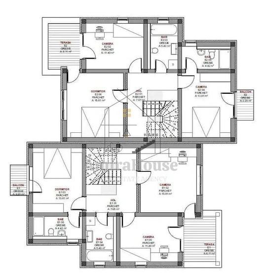 Casa tip duplex 125 mp utili, teren 500 mp, Feleacu - 19