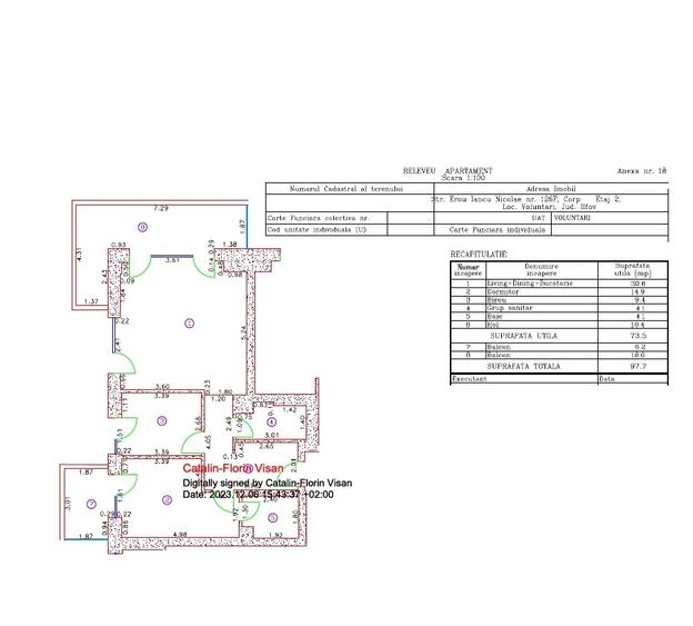 Apartament 3 camere Cortina 126 Erou Iancu Nicolae | Parcare Subterana | Pipera - 30
