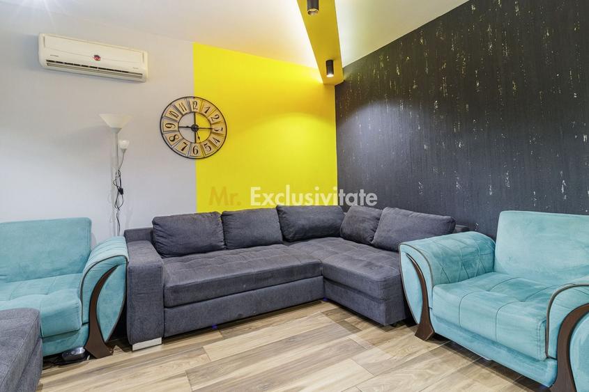 Apartament cu 2 camere semidecomandat, mobilat în Chiajna
