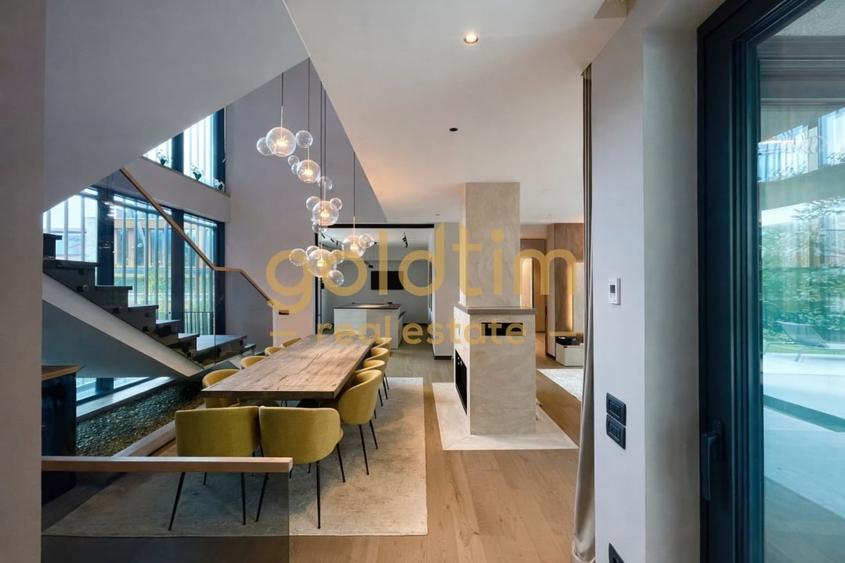 Casă individuală cu 8 camere decomandat cu Piscina în Pipera