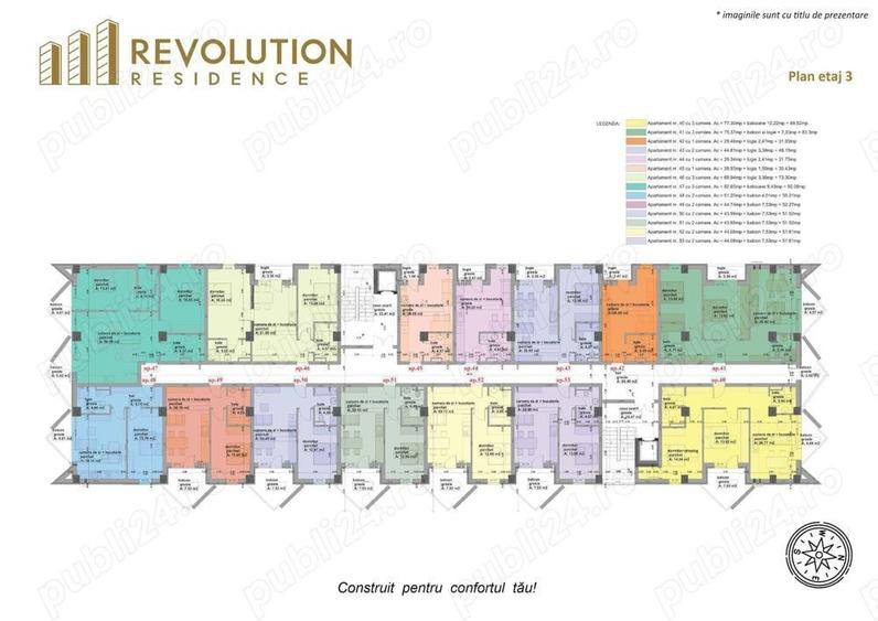 COMISION 0% - Apartamente 3 camere - str.Vasile Alecsandri 72B, Baia Mare - 8